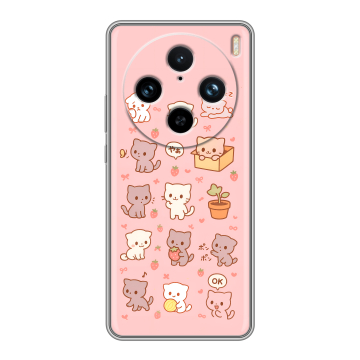 Силиконовый чехол на Vivo X100 Pro с принтом Hello Kitty Хелоу Кити