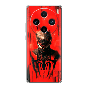 Силиконовый чехол на Vivo X100 Pro с принтом человек паук spiderman