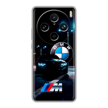 Силиконовый чехол на Vivo X100 Pro с принтом БМВ BMW