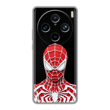 Силиконовый чехол на Vivo X100 Pro с принтом человек паук spiderman