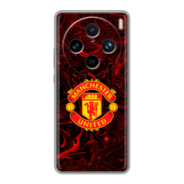 Силиконовый чехол на Vivo X100 Pro с принтом Manchester United