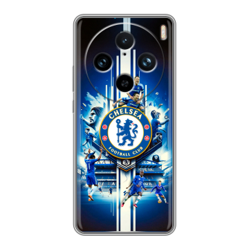 Силиконовый чехол на Vivo X100 Pro с принтом Chelsea Челси