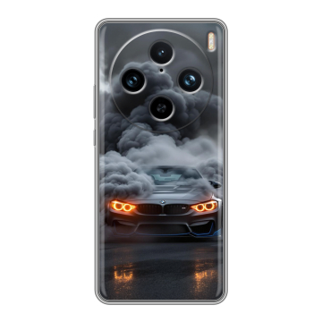 Силиконовый чехол на Vivo X100 Pro с принтом BMW БМВ