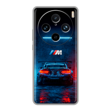 Силиконовый чехол на Vivo X100 Pro с принтом BMW БМВ
