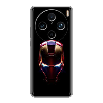 Силиконовый чехол на Vivo X100 Pro с принтом IronMan Железный человек