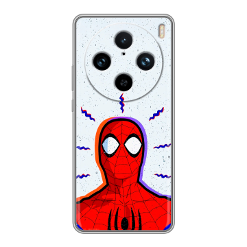 Силиконовый чехол на Vivo X100 Pro с принтом Spiderman Человек паук