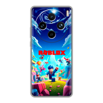 Силиконовый чехол на Vivo X100 Pro с принтом Roblox Роблокс