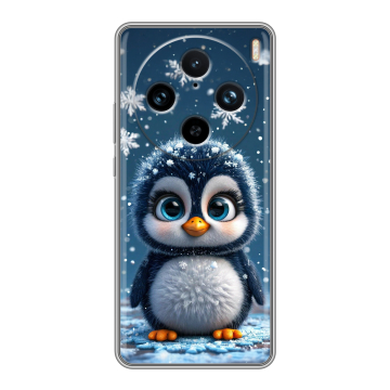 Силиконовый чехол на Vivo X100 Pro с принтом Новый год