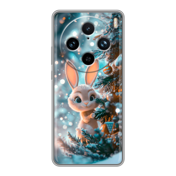 Силиконовый чехол на Vivo X100 Pro с принтом Новый год