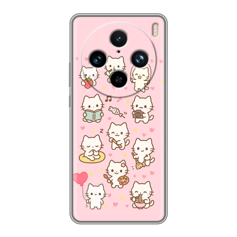 Силиконовый чехол на Vivo X100 Pro с принтом Hello Kitty Хелоу Кити Силиконовый чехол на Vivo X100 Pro с принтом Hello Kitty Хелоу Кити