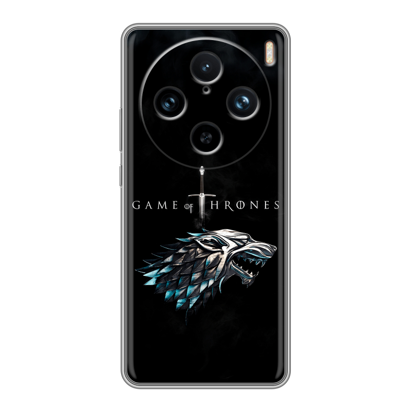 Силиконовый чехол на Vivo X100 Pro с принтом Игра Престолов Game Thrones Силиконовый чехол на Vivo X100 Pro с принтом Игра Престолов Game Thrones