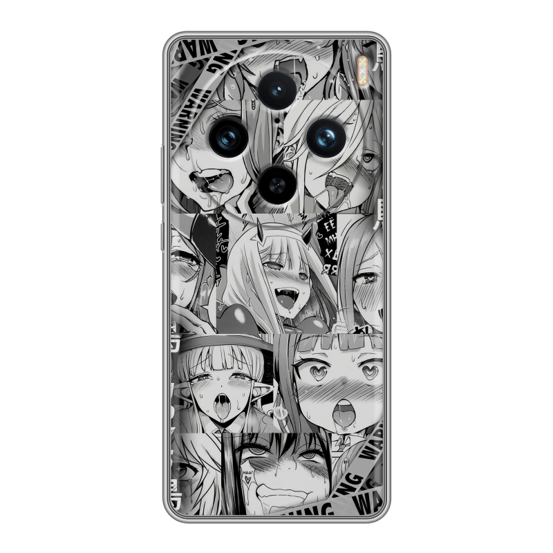 Силиконовый чехол на Vivo X100 Pro с принтом Ahegao Ахегао Аниме Силиконовый чехол на Vivo X100 Pro с принтом Ahegao Ахегао Аниме