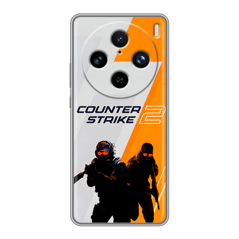 Силиконовый чехол на Vivo X100 Pro с принтом Counter Strike Силиконовый чехол на Vivo X100 Pro с принтом Counter Strike