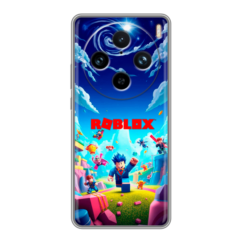 Силиконовый чехол на Vivo X100 Pro с принтом Roblox Роблокс Силиконовый чехол на Vivo X100 Pro с принтом Roblox Роблокс