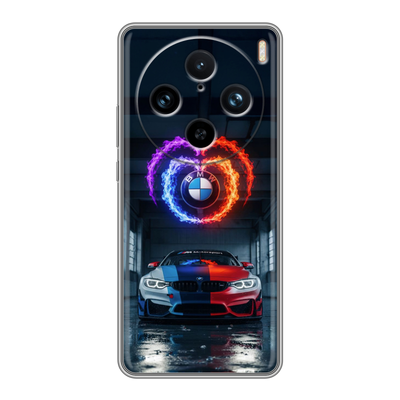 Силиконовый чехол на Vivo X100 Pro с принтом BMW БМВ Силиконовый чехол на Vivo X100 Pro с принтом BMW БМВ