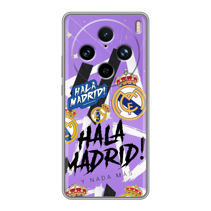 Силиконовый чехол на Vivo X100 Pro с принтом Real Madrid Реал Мадрид Силиконовый чехол на Vivo X100 Pro с принтом Real Madrid Реал Мадрид