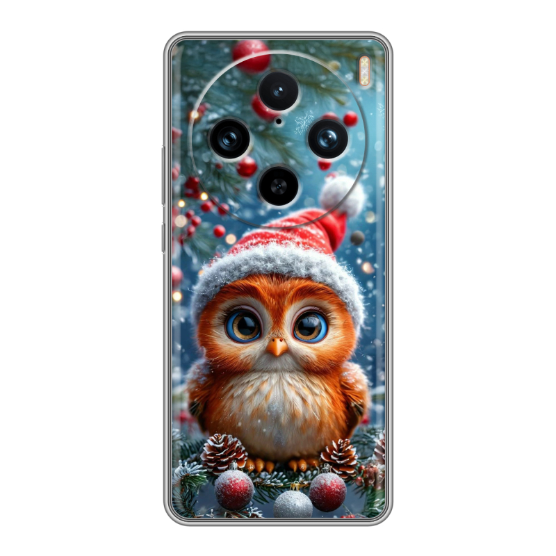 Силиконовый чехол на Vivo X100 Pro с принтом Новый год Силиконовый чехол на Vivo X100 Pro с принтом Новый год