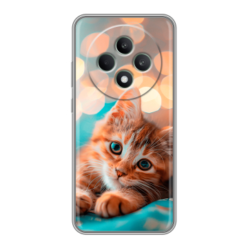 Силиконовый чехол на OPPO Reno12 F с принтом котик