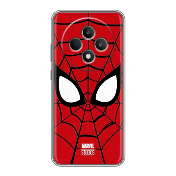 Силиконовый чехол на OPPO Reno12 F с принтом человек паук spiderman Силиконовый чехол на OPPO Reno12 F с принтом человек паук spiderman