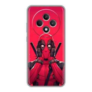 Силиконовый чехол на OPPO Reno12 F с принтом Дедпул Deadpool