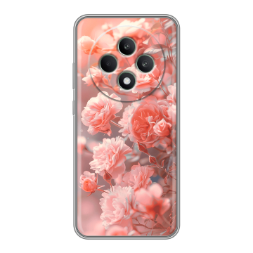 Силиконовый чехол на OPPO Reno12 F с принтом Розы цветы Силиконовый чехол на OPPO Reno12 F с принтом Розы цветы