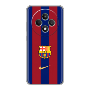 Силиконовый чехол на OPPO Reno12 F с принтом Барселона Barcelona