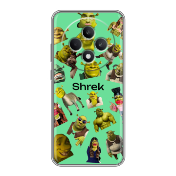 Силиконовый чехол на OPPO Reno12 F с принтом Шрек Shrek