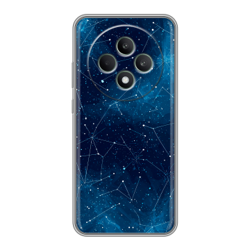 Силиконовый чехол на OPPO Reno12 F с принтом Космос звезды