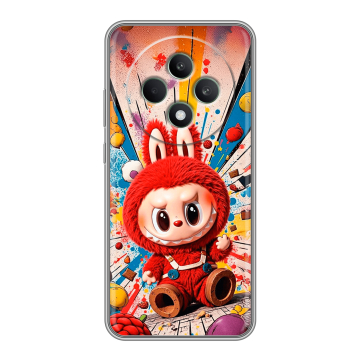 Силиконовый чехол на OPPO Reno12 F с принтом Labubu Лабубу Силиконовый чехол на OPPO Reno12 F с принтом Labubu Лабубу