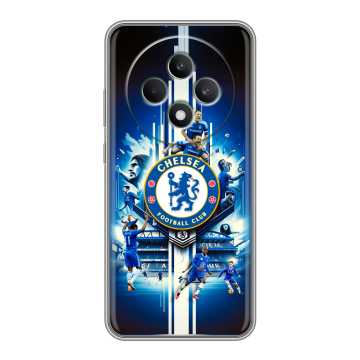Силиконовый чехол на OPPO Reno12 F с принтом Chelsea Челси