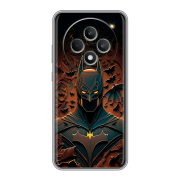 Силиконовый чехол на OPPO Reno12 F с принтом Batman Бэтмен
