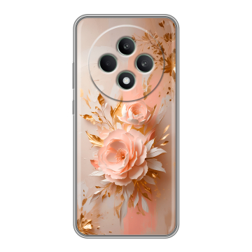 Силиконовый чехол на OPPO Reno12 F с принтом женский