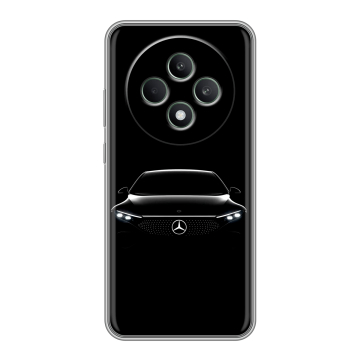 Силиконовый чехол на OPPO Reno12 F с принтом Mercedes Мерседес