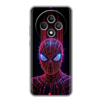 Силиконовый чехол на OPPO Reno12 F с принтом Spiderman Человек паук Силиконовый чехол на OPPO Reno12 F с принтом Spiderman Человек паук