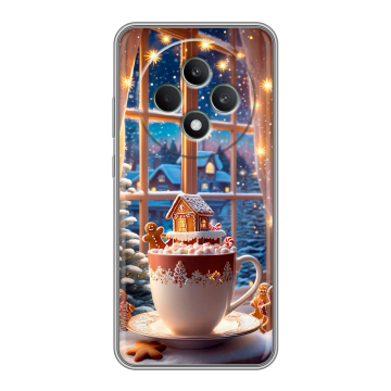 Силиконовый чехол на OPPO Reno12 F с принтом Новый год