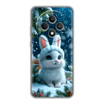 Силиконовый чехол на OPPO Reno12 F с принтом Новый год