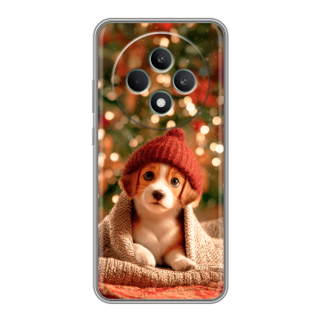 Силиконовый чехол на OPPO Reno12 F с принтом Новый год