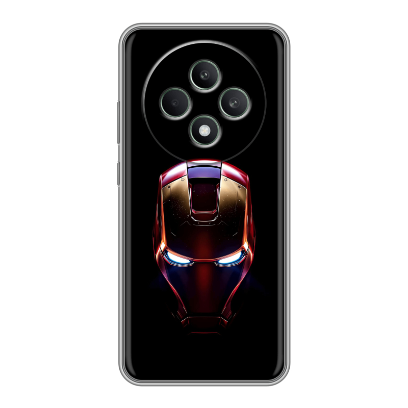Силиконовый чехол на OPPO Reno12 F с принтом IronMan Железный человек Силиконовый чехол на OPPO Reno12 F с принтом IronMan Железный человек