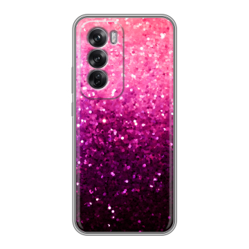 Силиконовый чехол на OPPO Reno12 Pro с принтом Блестки