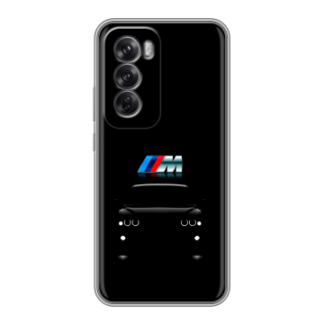 Силиконовый чехол на OPPO Reno12 Pro с принтом БМВ BMW
