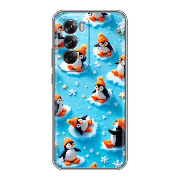 Силиконовый чехол на OPPO Reno12 Pro с принтом Новый год