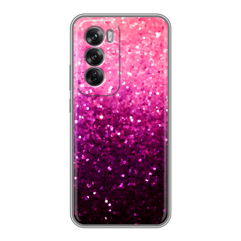 Силиконовый чехол на OPPO Reno12 Pro с принтом Блестки Силиконовый чехол на OPPO Reno12 Pro с принтом Блестки