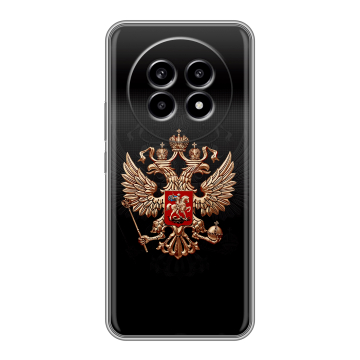 Силиконовый чехол на Realme 13 Pro с принтом Герб России Силиконовый чехол на Realme 13 Pro с принтом Герб России