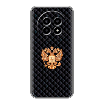 Силиконовый чехол на Realme 13 Pro с принтом Герб России принт Силиконовый чехол на Realme 13 Pro с принтом Герб России принт