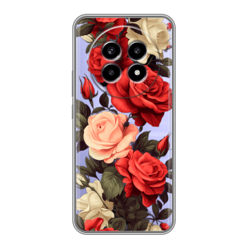 Силиконовый чехол на Realme 13 Pro с принтом Розы Силиконовый чехол на Realme 13 Pro с принтом Розы