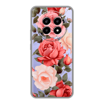 Силиконовый чехол на Realme 13 Pro с принтом Розы Силиконовый чехол на Realme 13 Pro с принтом Розы