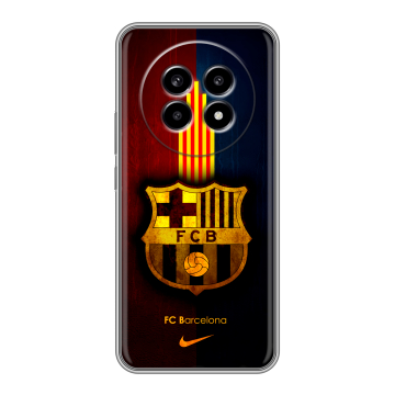 Силиконовый чехол на Realme 13 Pro с принтом Барселона Barcelona