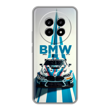 Силиконовый чехол на Realme 13 Pro с принтом БМВ BMW Силиконовый чехол на Realme 13 Pro с принтом БМВ BMW