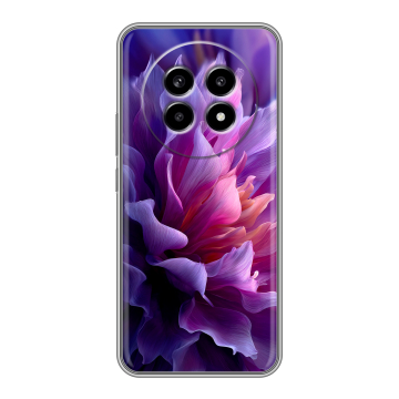 Силиконовый чехол на Realme 13 Pro с принтом женский цветы Силиконовый чехол на Realme 13 Pro с принтом женский цветы