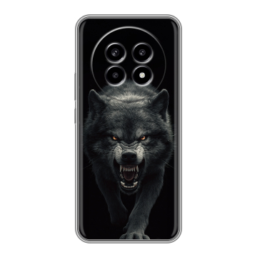 Силиконовый чехол на Realme 13 Pro с принтом Волк Силиконовый чехол на Realme 13 Pro с принтом Волк